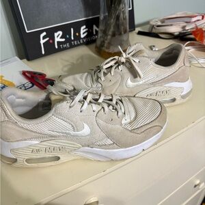 Nike Air Max Cream and White Sneakers